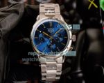 Replica Tag Heuer Carrera Blue Dial Stainless Steel Men's Quartz Watch